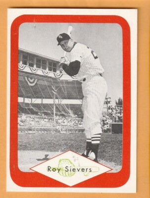 #ad Roy Sievers Chicago White Sox 1975 76 Great Plains Greats #36 $2.89