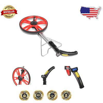 Heavy Duty Digital Measuring Wheel   99999.9 m/ft with User-Friendly LED Screen