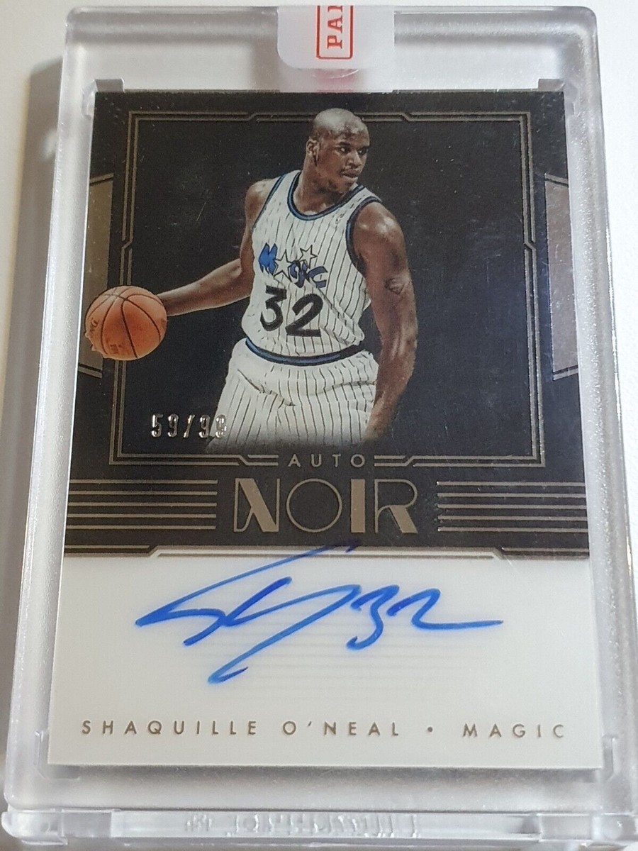 2017 Noir Shaquille O'Neal AUTO /99 On Card Autograph