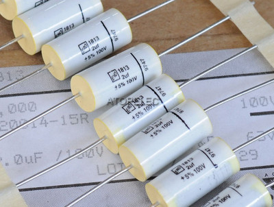 2-10pcs ERO 2uF/100V 5% MKT1813 Axial Film Capacitors Hi-Fi Audio 205J