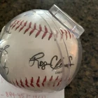 Red Sox Team Signed Baseball With Clemens Facsimile Signatures