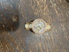 Virginia Three-Hand Day-Date Rose Gold-Tone and Horn Acetate Stainless Watch