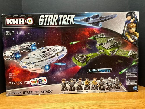 ✰ KRE-O STAR TREK lot of EIGHT kits:  Starfleet & Klingons ✰COMPLETE✰ Worth $350 - Picture 2 of 18