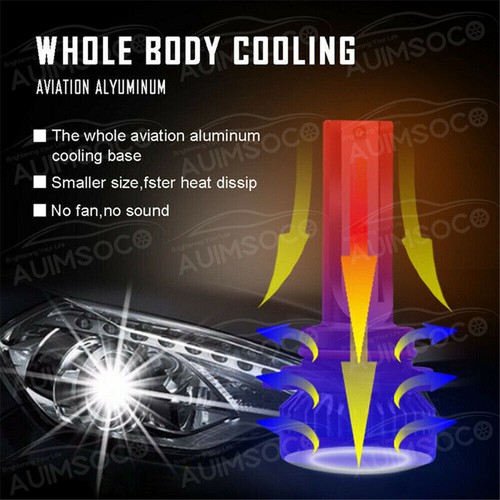 For Honda Civic 2006 2007 2008 2009 2010-2015 LED Headlight High Low+ Fog Bulbs - Picture 5 of 20