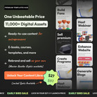 Digital Products with PLR & MRR | Sell Instantly | E-books, Canva Templates, AI