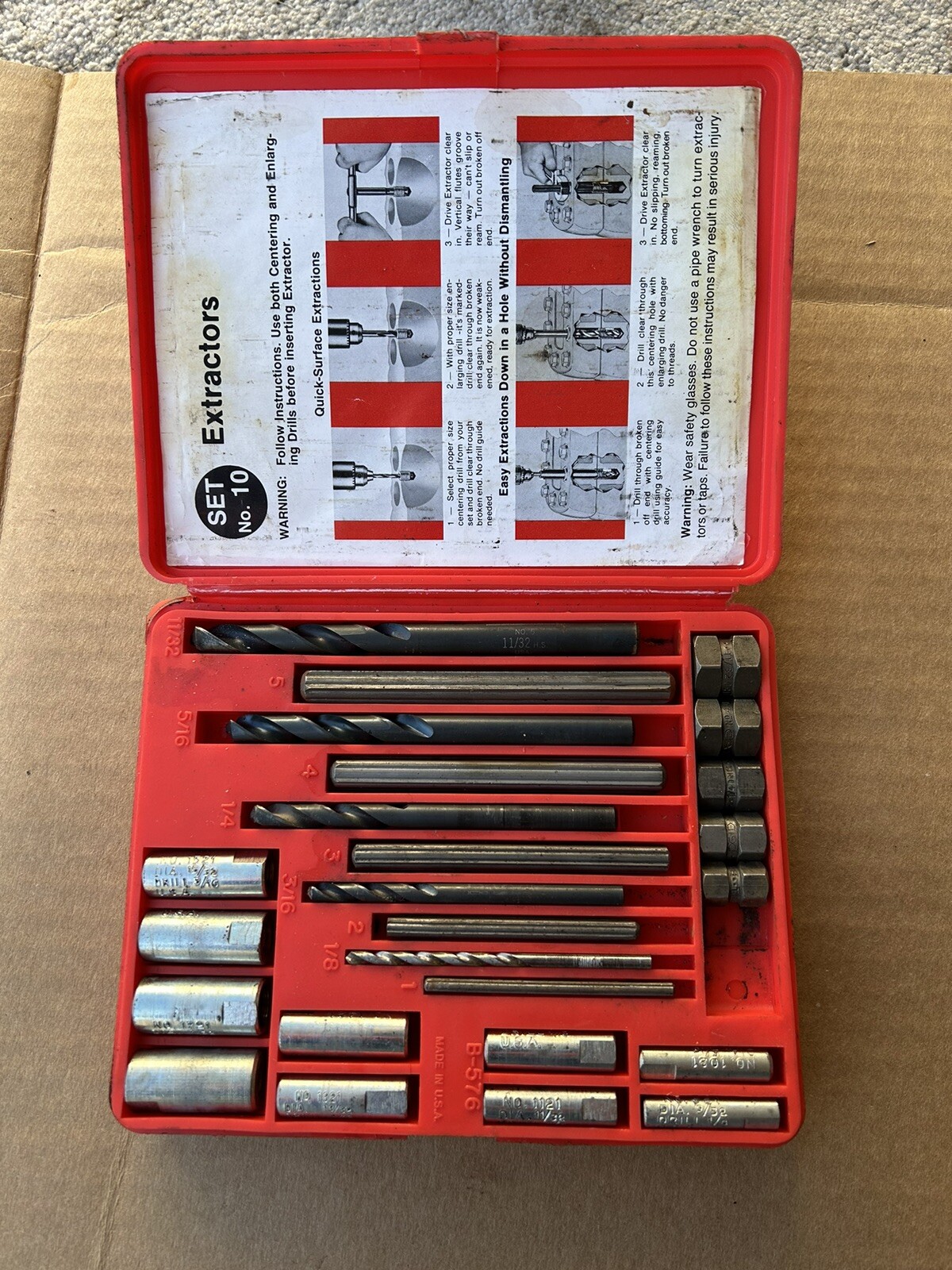 Snap On (blue Point) Stud Extractor Set eBay
