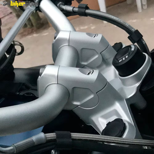 Motorcycle Handlebar Riser Bar Clamp Extension for BMW R1200GS R1250GS S1000XR - Imagen 2 de 14