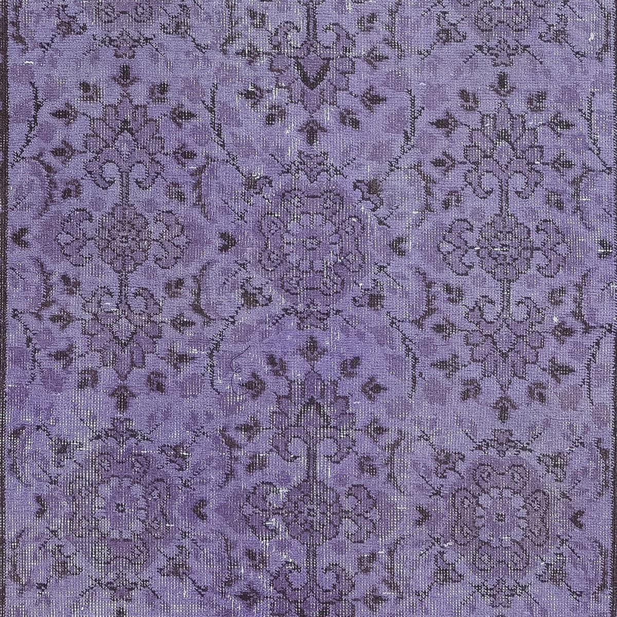 ※ nekoLC600h　ロイヤルパープル　206×117 トルコラグ 3.5x6.6 Ft Turkish Royal Purple Rug, Modern Handmade