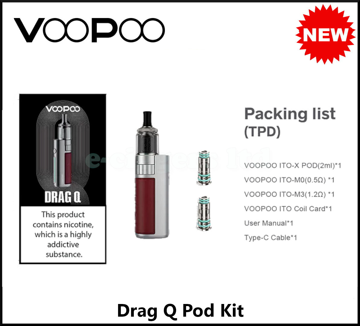 X Kaufen Kupite Kit Po Najboljoj Cijeni U Voopoo Drag Q Pod System