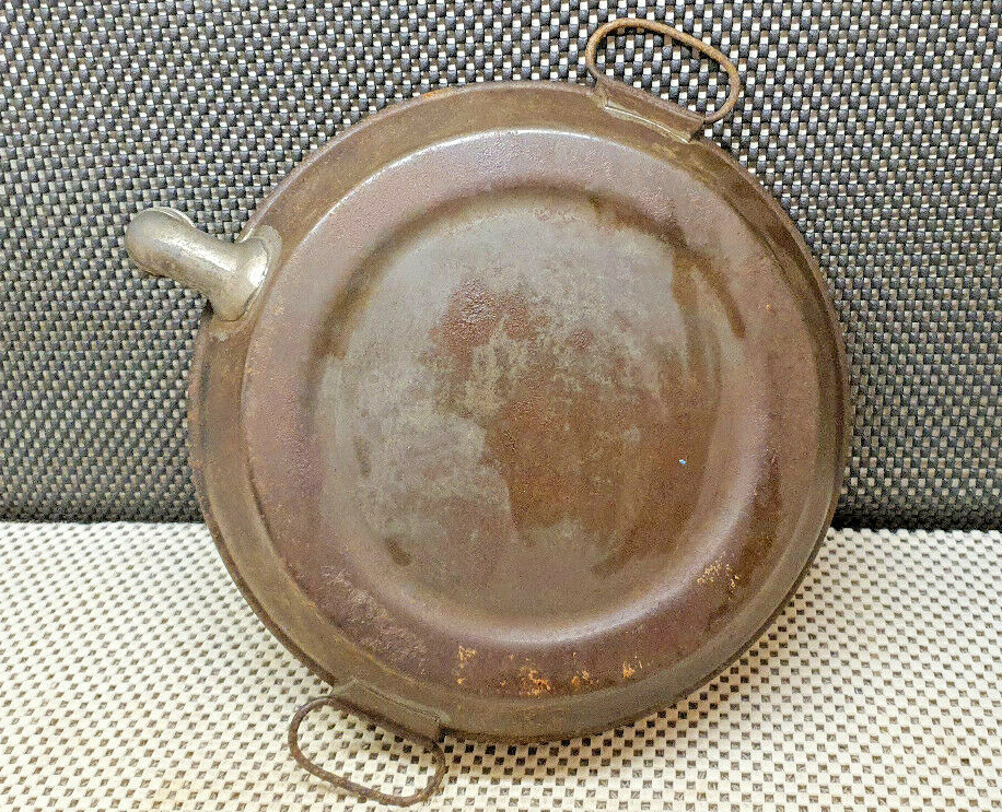 Ancienne Assiette à Bouilli Chauffante - Porcelaine & Métal - Lunéville