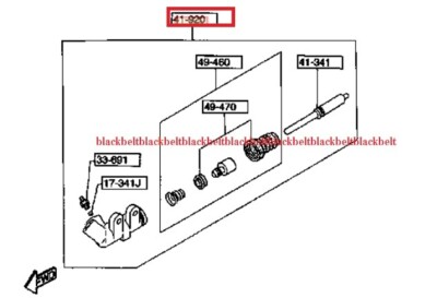 Mazda Genuine Proceed Gasoline Car 89/96 Clutch Release Cylinder