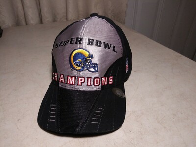 VTG St Louis Rams 2000 Super Bowl XXXIV Locker Room Hat Puma Los Angeles Y2K