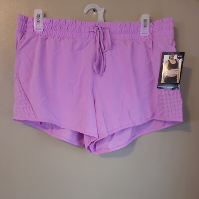 AVIA  SHORTS WORKOUT RUNNING SHORTS  SZ XXL LIGHT PURPLE 