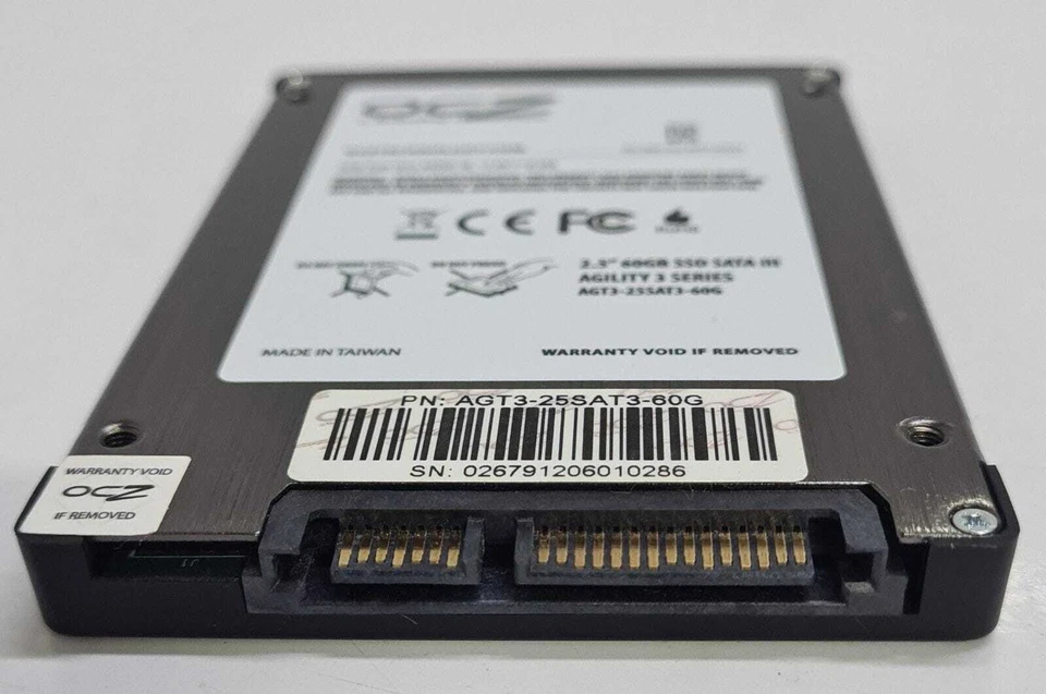 [LOT 5] OCZ AGILITY 3 2.5" Solid State Drive 60GB SSD SATA III AGT3-25SAT3-60G - Image 4 of 4