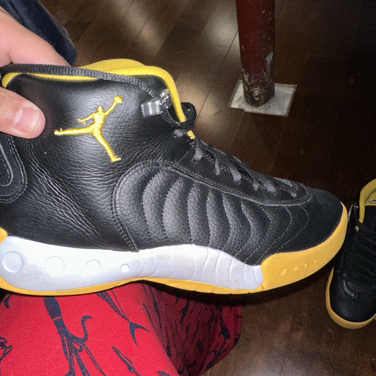 jordan jumpman pro black university gold