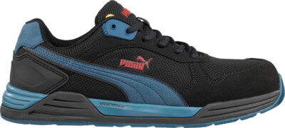 Puma streetstyle Sicherheitsschuh FRONTSIDE BLK/BLUE LOW S1P ESD schwarz-blau