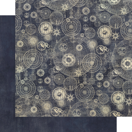 GRAPHIC 45 "CATCH OF THE DAY" 12X12 PATTERN/SOLID PAPER PAD SCRAPJACK'S PLACE - Picture 5 of 9