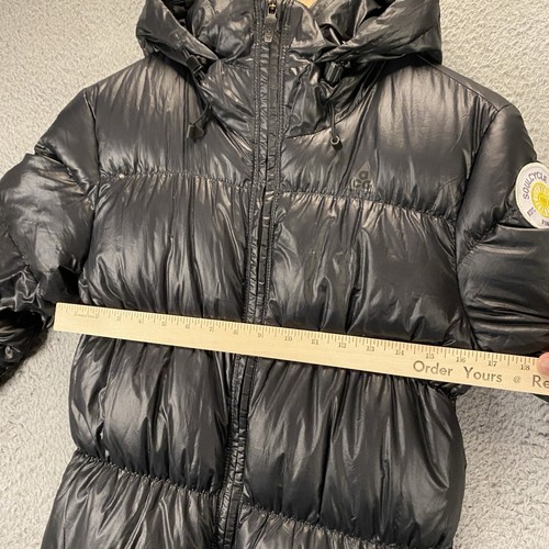 Nike ACG 800 Down Fill Puffer Jacket Womens size S Black Insulated hooded Winter - Picture 15 of 16