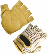 Aero Tech Designs | Crochet Gel Padded Palm Gloves |  Leather and Cotton
