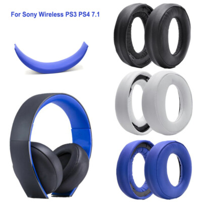1 Paar Ersatz Ohrpolster Kissen für SONY Gold PS3 PS4 7.1CECHYA-0083 Headphone