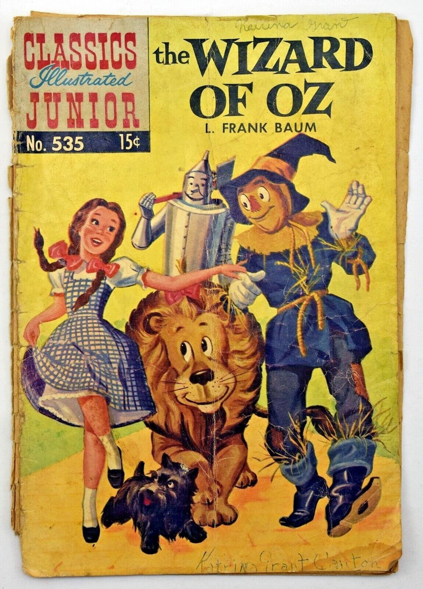 Classics Illustrated Junior #535 (1957) Wizard of Oz ~ Frank