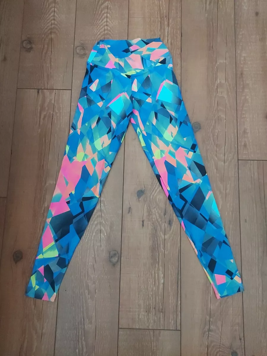 Colourful top running leggings