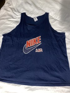 navy blue nike tank top