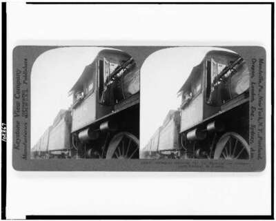 #ad President Harding at the throttle on government railway in Alaska Old Photo AU $9.00