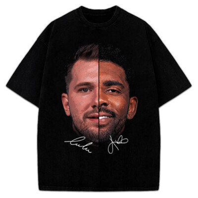 Kyrie Irving And Luka Doncic T-Shirt Dallas Basketball Custom