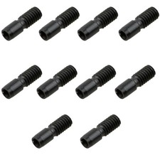 1/4"-20 Swage Insert For 1/8" Cable Wire Rope Stainless Steel,Black Oxide 10 Pcs