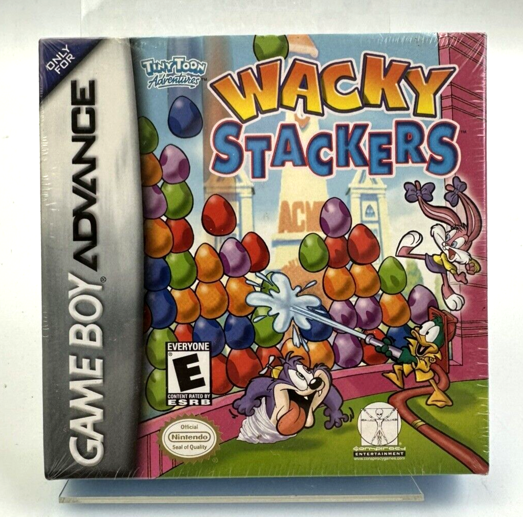 GBA Tiny Toon Adventures: Wacky Stackers, New And Factory Sealed