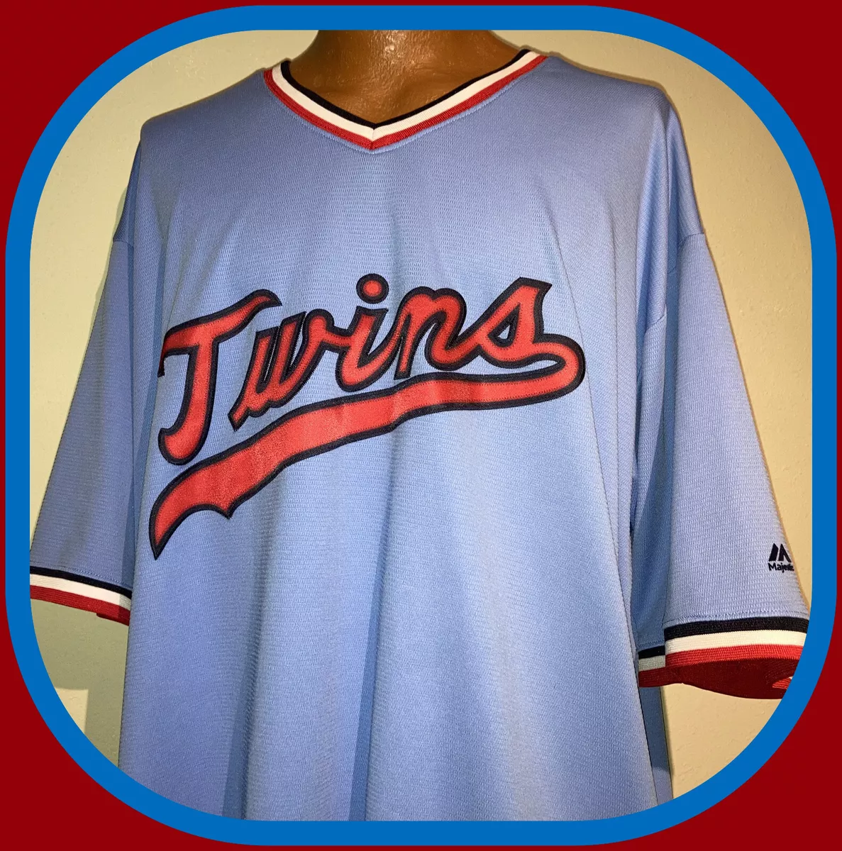 MINNESOTA TWINS MAJESTIC COOPERSTOWN COLLECTION JERSEY ADULT