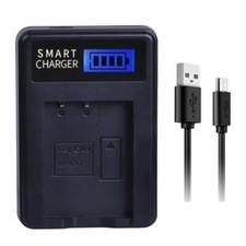 Compact USB Charger for Rebel T6i 750D 800D LCD Screen, for Travel