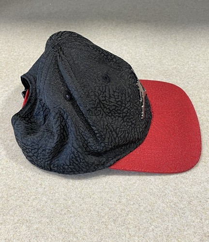 Air Jordan Hat Infant Adjustable Snapback Black Red Jump Man Logo Cap Basketball - Picture 4 of 10