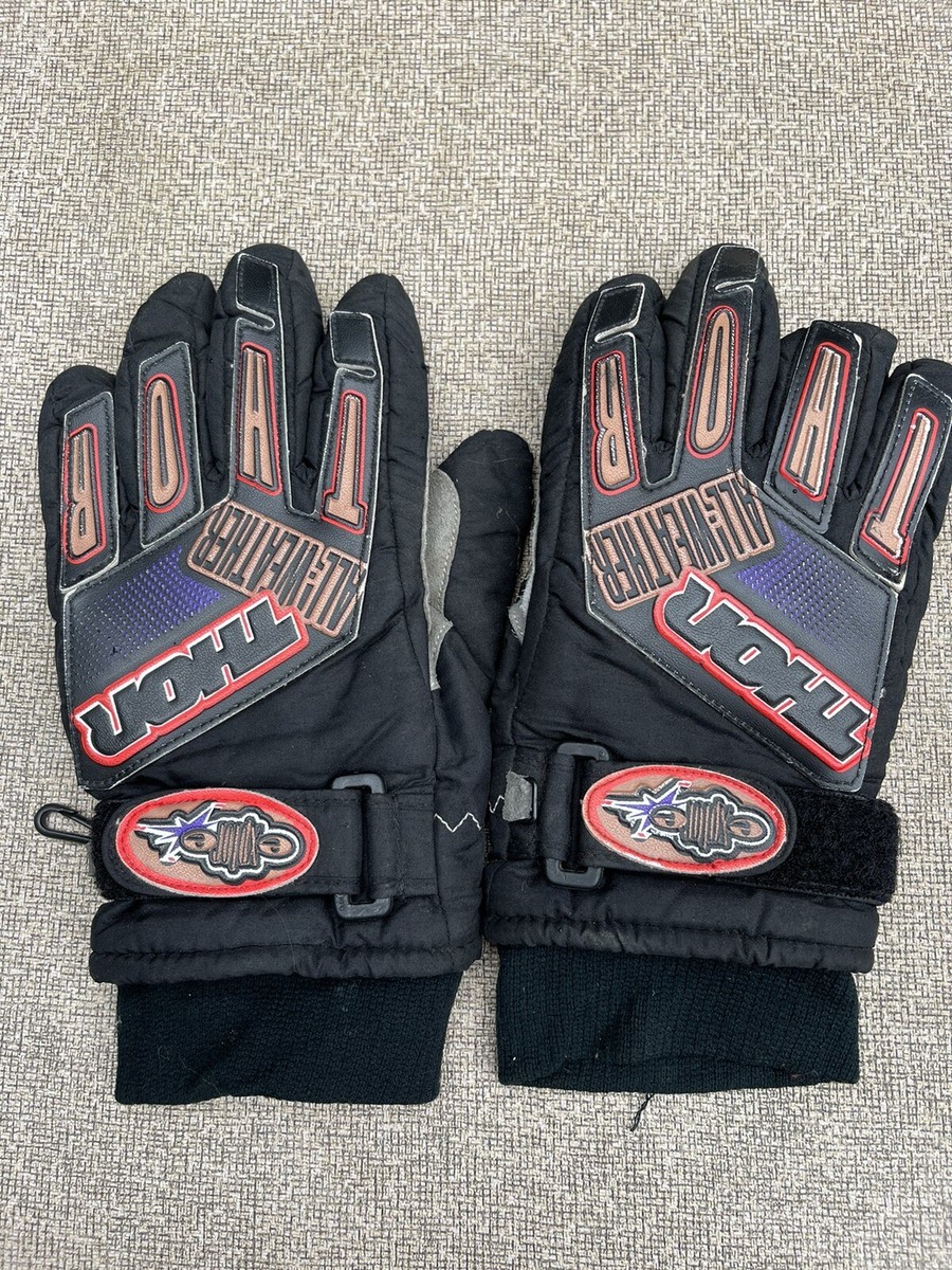 Vintage Thor All Weather Explorer Motocross Gloves Small | eBay