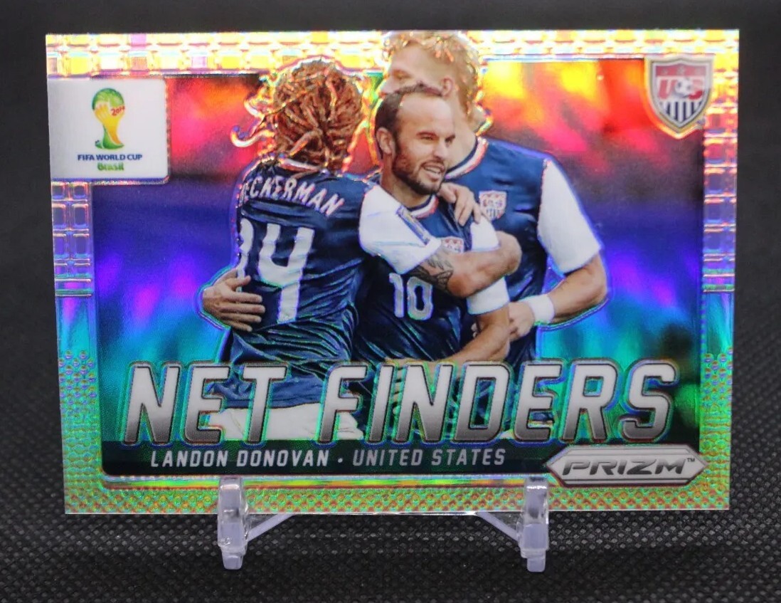 2014 Landon Donovan Panini Prizm World Cup Silver Refractor USMNT Soccer Card