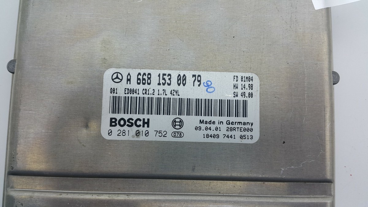 MERCEDES BENZ ECU ENGINE MODULE 0281010753 A6681530079 | eBay