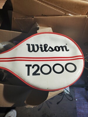 Wilson Jimmy Connors Vintage T2000 Steel Tennis Racket W/Cover NICE | eBay