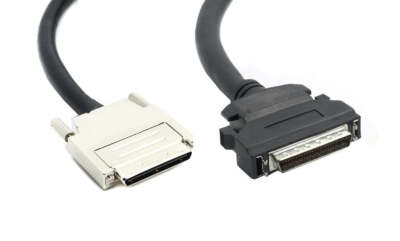 RiteAV 6ft 0.8mm VHDCI Offset-HPDB50 SCSI Male-Male Cable Black