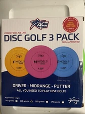 Prodigy Disc Ace Line Starter Set 3 Disc Pack 150g Weight Range - New in Box
