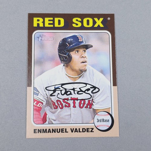 2024 Topps Heritage #288 Enmanuel Valdez Boston Red Sox Baseball Card NEW