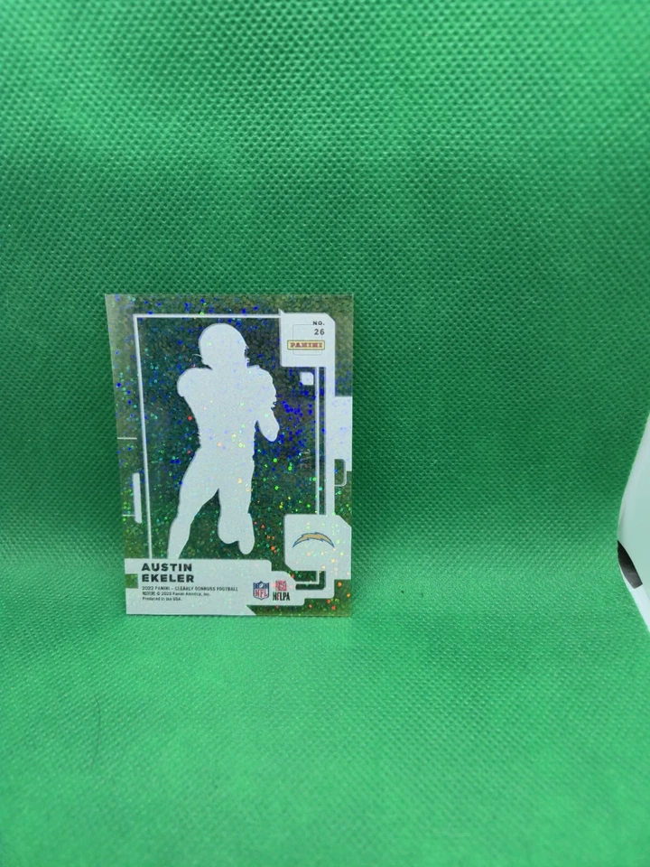 2022 Donruss Clearly Austin Ekeler # 3/5 Chargers - Image 2 of 3