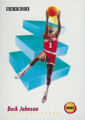 #103 Buck Johnson - Houston Rockets - 1991-92 SkyBox Basketball | eBay