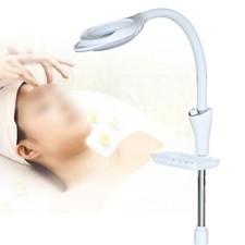 16X Diopter LED Lens Facial Magnifying Floor Stand Lamp Light Magnifier US Sale 
