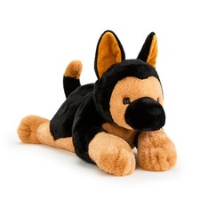 18" Weighted Plush German Shepherd Dog Calmings GSD Hugs Cuddles Soft Floppy