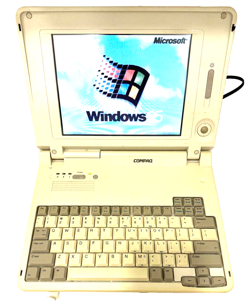 Windowsデスクトップ salteeya Vintage Compaq LTE Elite Laptop Series 2850B Tested Working