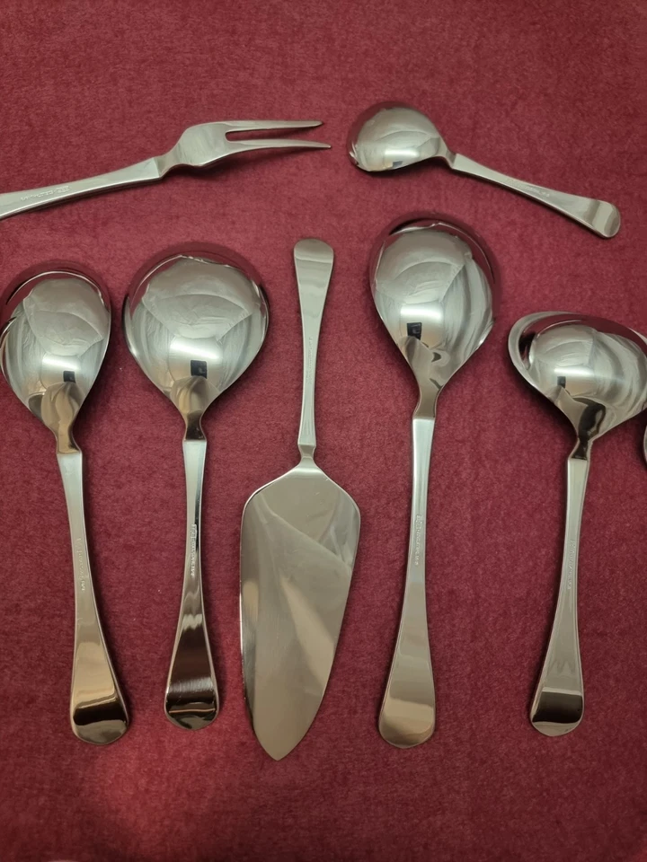 BSF Magnolia Vorleger 9 teiliges Servierbesteck u.a Saucenkelle Salatbesteck  - Bild 4 von 4