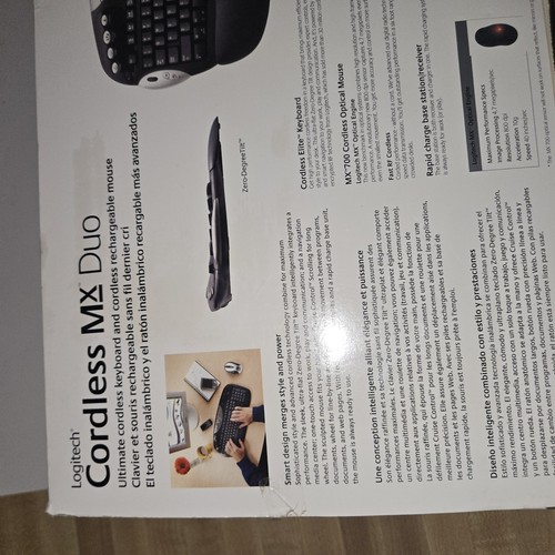 Logitech Cordless ELITE MX Duo Keyboard & MX700 Optical Mouse - Afbeelding 14 van 16