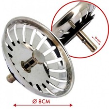 TAPPO LAVELLO LAVANDINO FRANKE ADATTABILE UNIVERSALE D.83MM PERNO 35,83 - 22MM