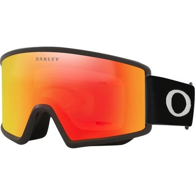 OAKLEY ゴーグル Target Line L Fire Iridium Oakley Target Line L Snow Goggle Large Matte Black Strap/Fire